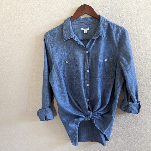 Old Navy Tops - Old Navy Chambray Shirt Large